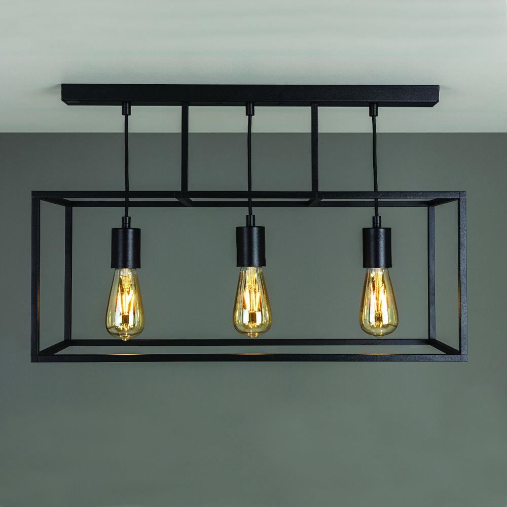 indusztrial loft csillar fekete harom izzos ebedlo etkezo nappali modern vintage antikolt rez vilagitas lampa fuggesztek haloszoba lakas felujitas design moretti luce.jpg